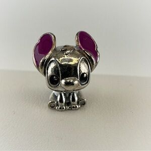 Disney Stitch Charm Bead Silver Tone for European Bracelet Lilo and Stitch